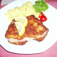 Cordon bleu mit Salat